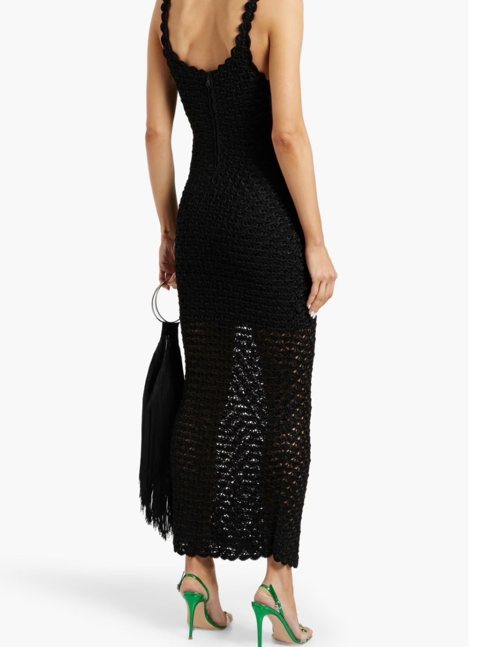 Bray Scallop Crochet Maxi Dress - - Picture 8 of 8